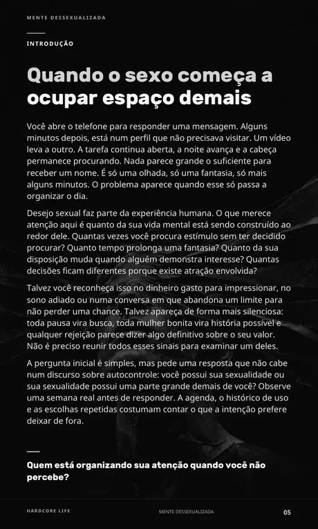 Página da introdução