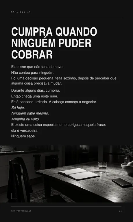 Página: Cumpra quando ninguém puder cobrar